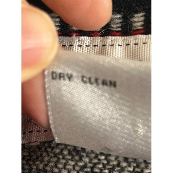 Daytrip Wool Animal Print Jacket L Black Striped Aztec Western Boho Classic Chic - Picture 13 of 14